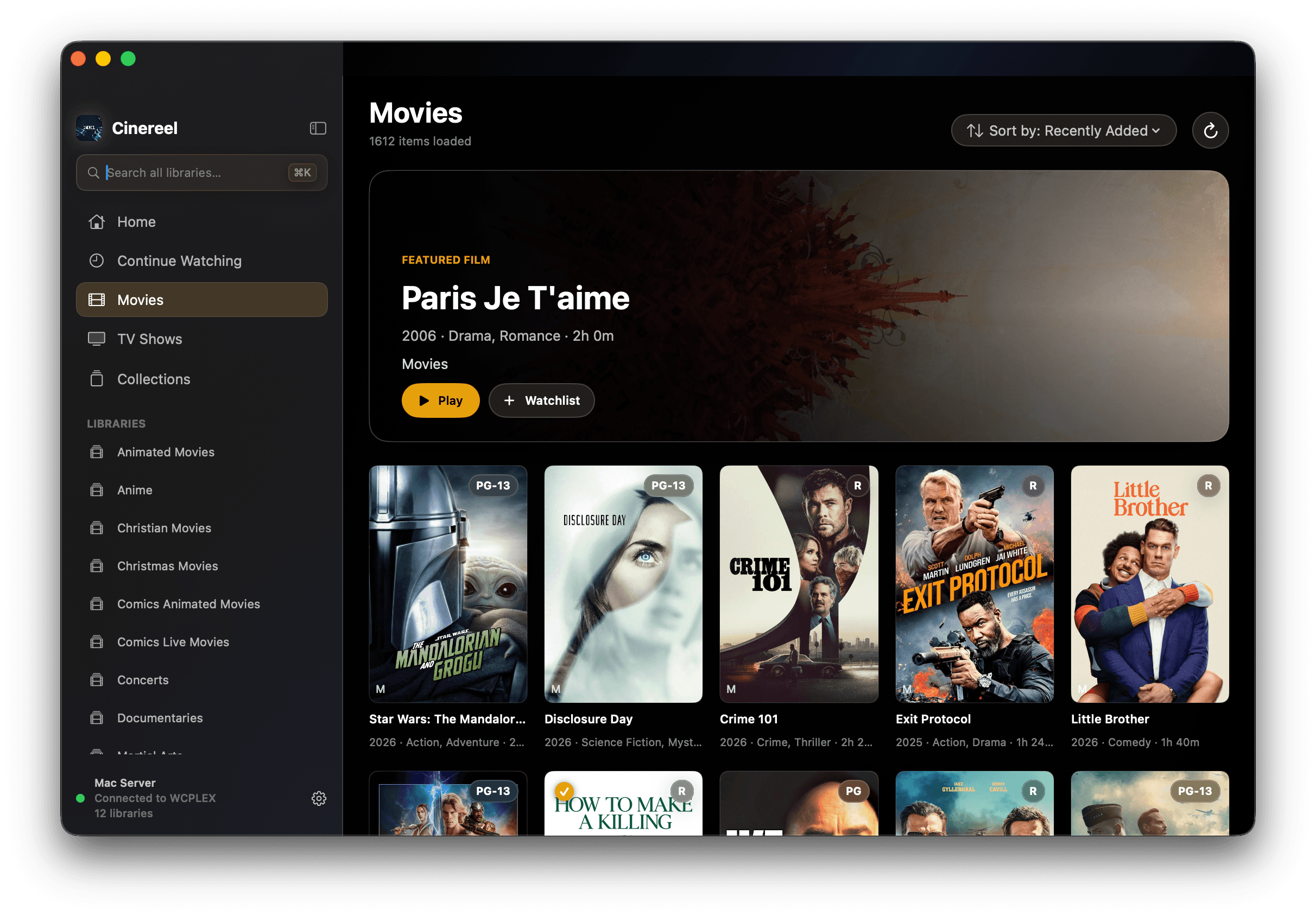 CineReel on Mac