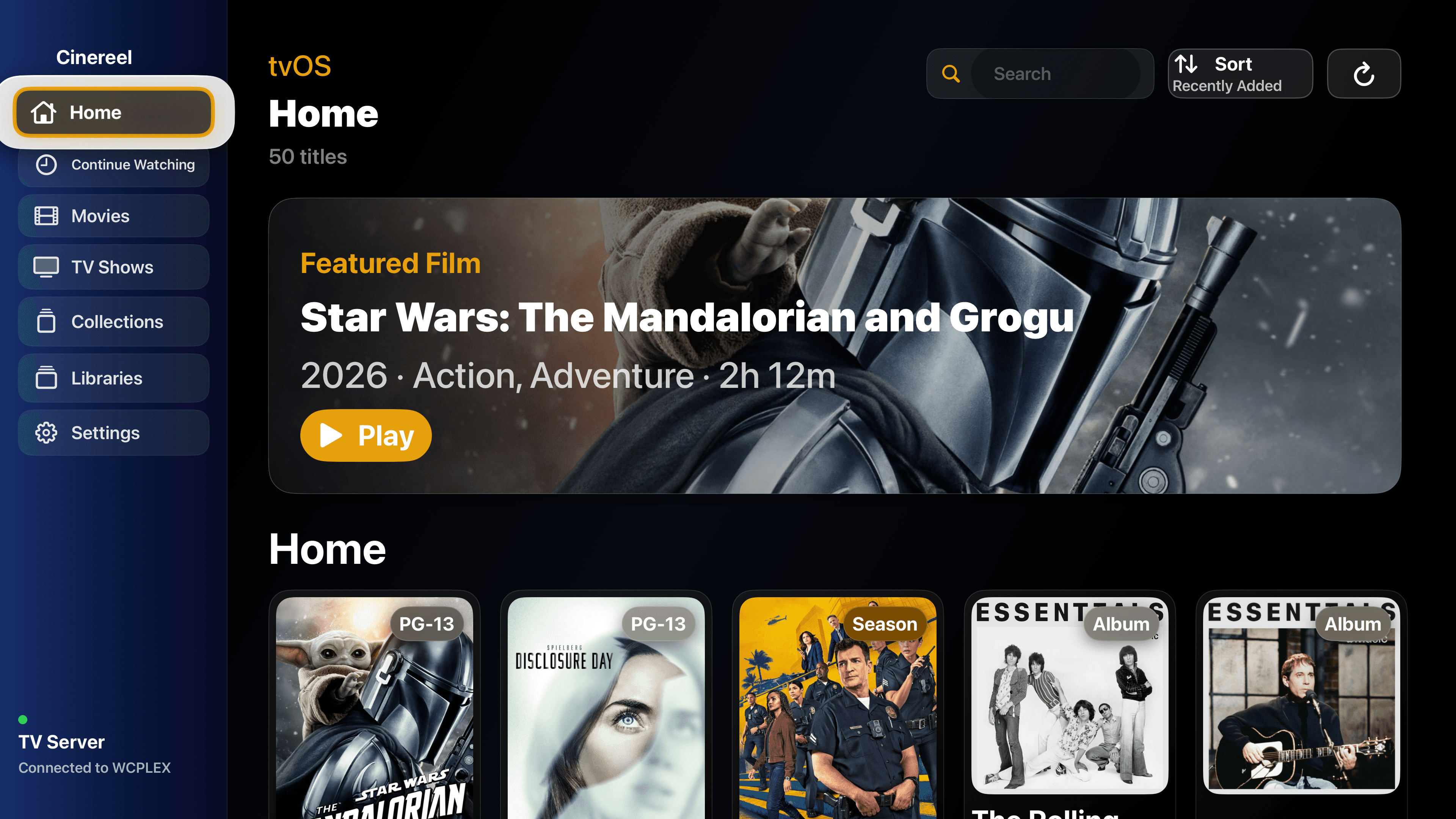 CineReel on Apple TV